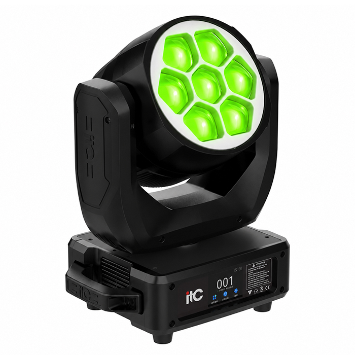 EA-TO9446 LED Wash Moving Head Light with RGB Halo - Image 2