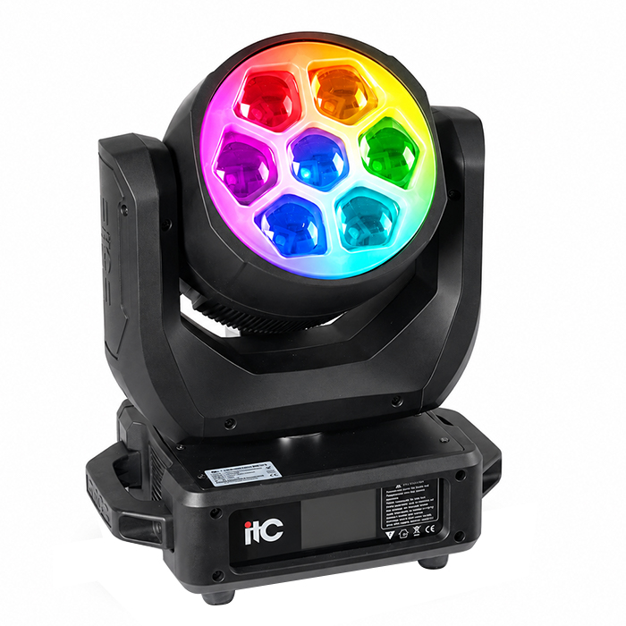 EA-TO9445 LED Wash Moving Head Light with RGB Halo - Image 10
